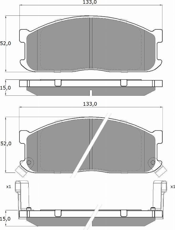 TOMEX brakes TX 11-17 - Гальмівні колодки, дискові гальма avtolavka.club