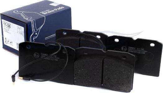 TOMEX brakes TX 11-26 - Гальмівні колодки, дискові гальма avtolavka.club