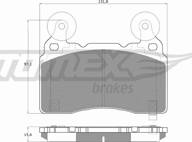 TOMEX brakes TX 18-89 - Гальмівні колодки, дискові гальма avtolavka.club