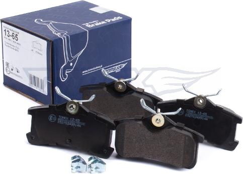 TOMEX brakes TX 13-65 - Гальмівні колодки, дискові гальма avtolavka.club