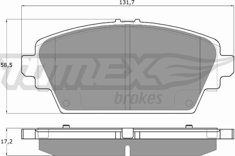 TOMEX brakes TX 12-94 - Гальмівні колодки, дискові гальма avtolavka.club