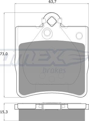 TOMEX brakes TX 12-29 - Гальмівні колодки, дискові гальма avtolavka.club