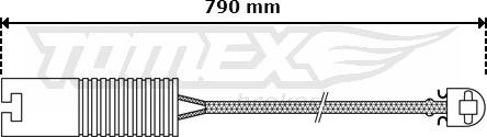 TOMEX brakes TX 30-30 - Сигналізатор, знос гальмівних колодок avtolavka.club