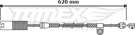 TOMEX brakes TX 30-32 - Сигналізатор, знос гальмівних колодок avtolavka.club