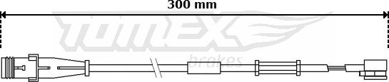 TOMEX brakes TX 30-70 - Сигналізатор, знос гальмівних колодок avtolavka.club