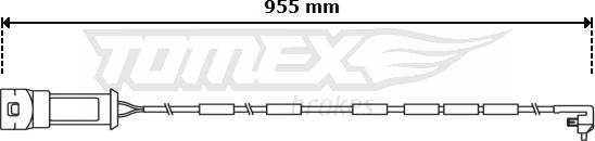 TOMEX brakes TX 31-05 - Сигналізатор, знос гальмівних колодок avtolavka.club