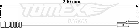 TOMEX brakes TX 31-11 - Сигналізатор, знос гальмівних колодок avtolavka.club