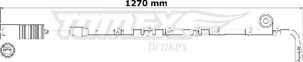 TOMEX brakes TX 31-34 - Сигналізатор, знос гальмівних колодок avtolavka.club