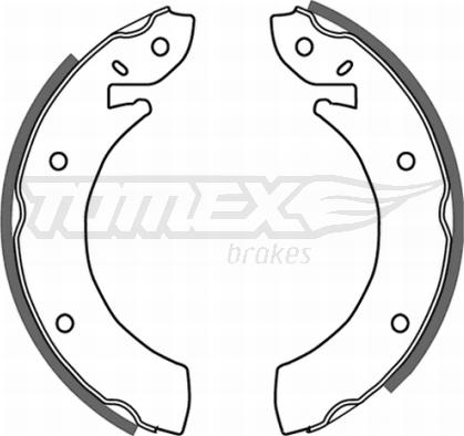 TOMEX brakes TX 20-96 - Комплект гальм, барабанний механізм avtolavka.club