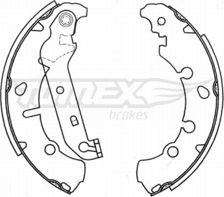 TOMEX brakes TX 20-93 - Комплект гальм, барабанний механізм avtolavka.club