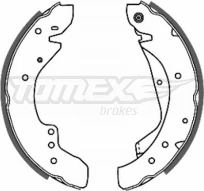 TOMEX brakes TX 20-59 - Комплект гальм, барабанний механізм avtolavka.club