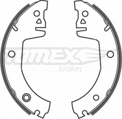 TOMEX brakes TX 20-08 - Комплект гальм, барабанний механізм avtolavka.club