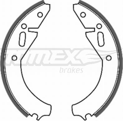 TOMEX brakes TX 20-07 - Комплект гальм, барабанний механізм avtolavka.club