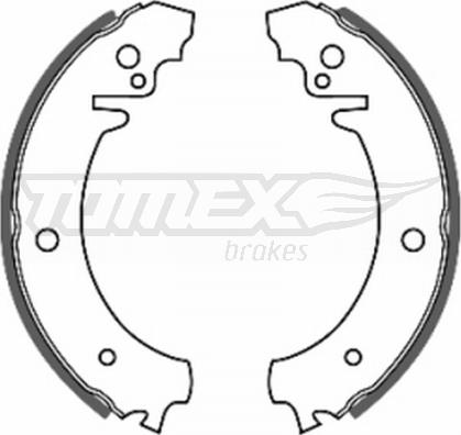 TOMEX brakes TX 20-11 - Комплект гальм, барабанний механізм avtolavka.club