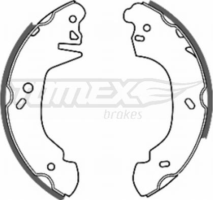 TOMEX brakes TX 20-34 - Комплект гальм, барабанний механізм avtolavka.club