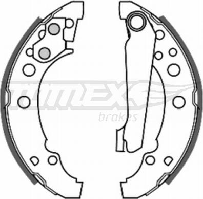 TOMEX brakes TX 20-23 - Комплект гальм, барабанний механізм avtolavka.club