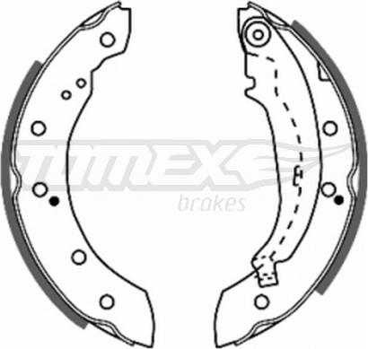 TOMEX brakes TX 20-72 - Комплект гальм, барабанний механізм avtolavka.club