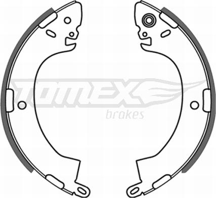 TOMEX brakes TX 21-44 - Комплект гальм, барабанний механізм avtolavka.club