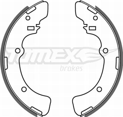 TOMEX brakes TX 21-45 - Комплект гальм, барабанний механізм avtolavka.club