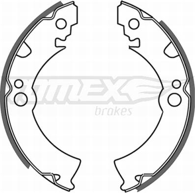 TOMEX brakes TX 21-46 - Комплект гальм, барабанний механізм avtolavka.club