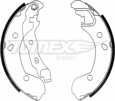 TOMEX brakes TX 21-48 - Комплект гальм, барабанний механізм avtolavka.club