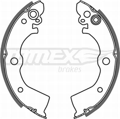 TOMEX brakes TX 21-50 - Комплект гальм, барабанний механізм avtolavka.club