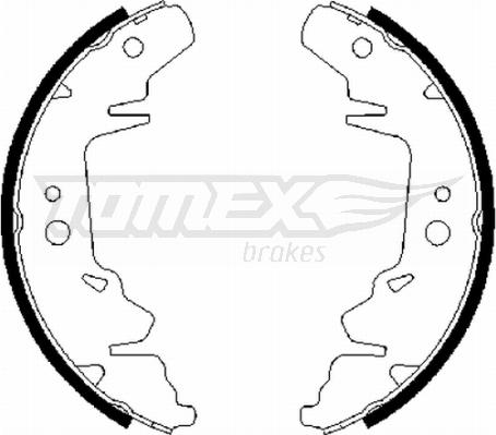 TOMEX brakes TX 21-64 - Комплект гальм, барабанний механізм avtolavka.club
