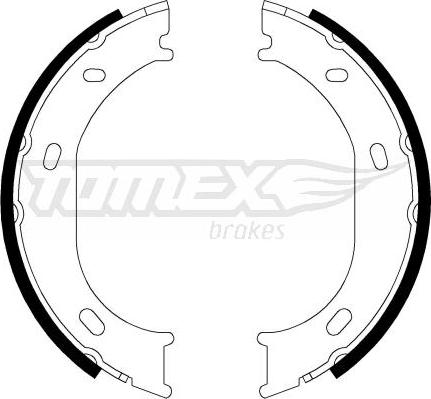 TOMEX brakes TX 21-17 - Комплект гальм, барабанний механізм avtolavka.club