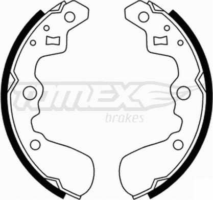 TOMEX brakes TX 21-89 - Комплект гальм, барабанний механізм avtolavka.club