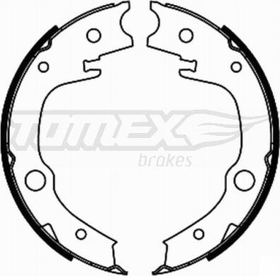 TOMEX brakes TX 21-86 - Комплект гальм, барабанний механізм avtolavka.club
