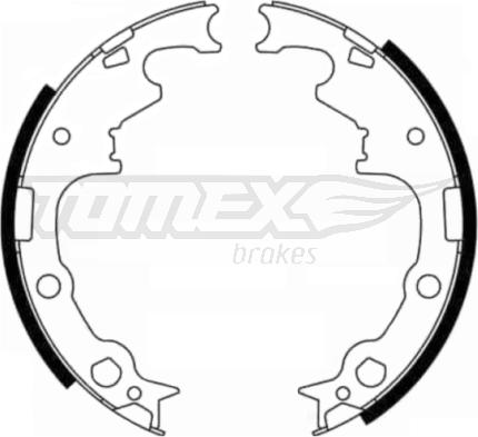 TOMEX brakes TX 21-80 - Комплект гальм, барабанний механізм avtolavka.club