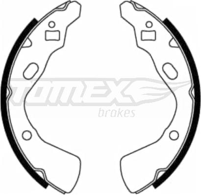 TOMEX brakes TX 21-83 - Комплект гальм, барабанний механізм avtolavka.club