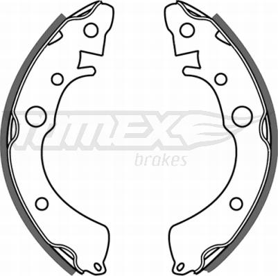 TOMEX brakes TX 21-35 - Комплект гальм, барабанний механізм avtolavka.club