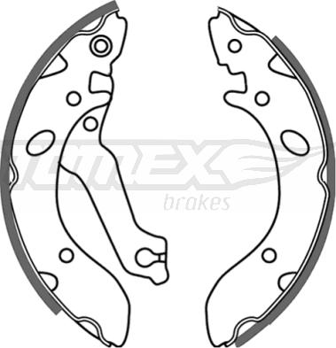 TOMEX brakes TX 21-38 - Комплект гальм, барабанний механізм avtolavka.club