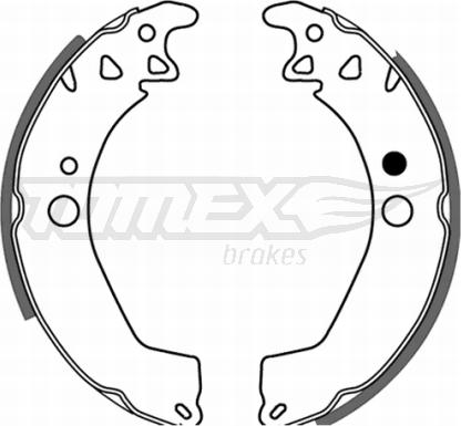 TOMEX brakes TX 21-32 - Комплект гальм, барабанний механізм avtolavka.club