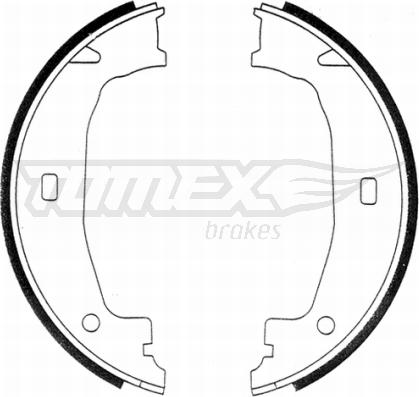TOMEX brakes TX 21-24 - Комплект гальм, барабанний механізм avtolavka.club