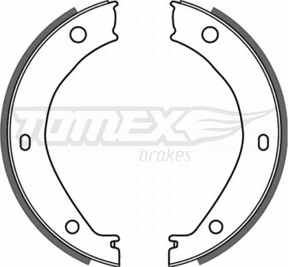 TOMEX brakes TX 21-26 - Комплект гальм, барабанний механізм avtolavka.club