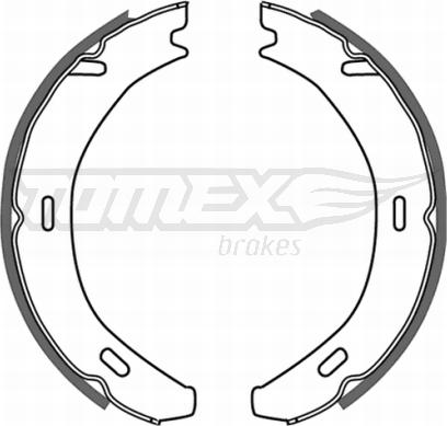 TOMEX brakes TX 21-20 - Комплект гальм, барабанний механізм avtolavka.club