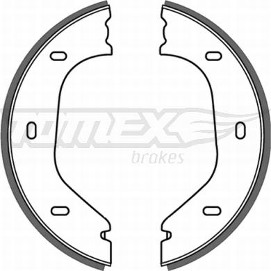 TOMEX brakes TX 21-21 - Комплект гальм, барабанний механізм avtolavka.club