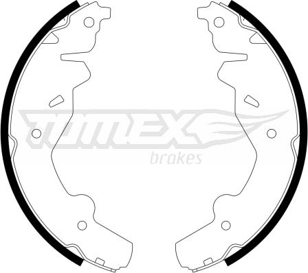 TOMEX brakes TX 23-19 - Комплект гальм, барабанний механізм avtolavka.club
