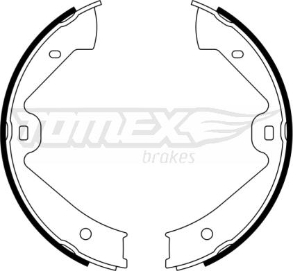 TOMEX brakes TX 23-11 - Комплект гальм, барабанний механізм avtolavka.club