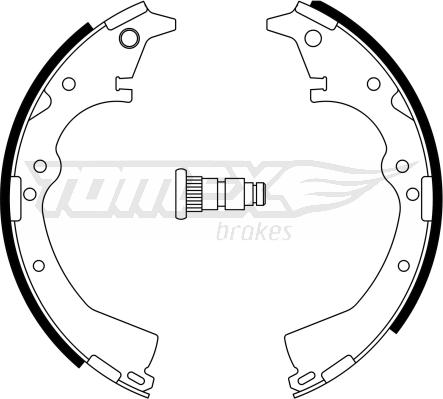 TOMEX brakes TX 23-36 - Комплект гальм, барабанний механізм avtolavka.club