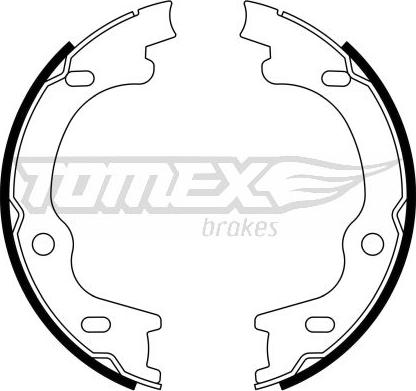 TOMEX brakes TX 23-38 - Комплект гальм, барабанний механізм avtolavka.club