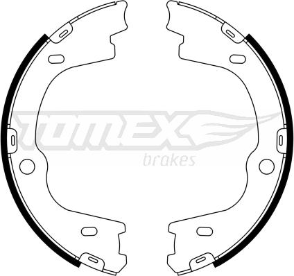 TOMEX brakes TX 23-27 - Комплект гальм, барабанний механізм avtolavka.club