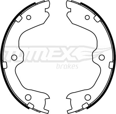 TOMEX brakes TX 22-93 - Комплект гальм, барабанний механізм avtolavka.club