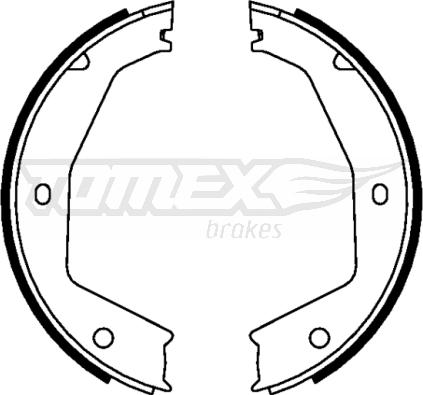 TOMEX brakes TX 22-44 - Комплект гальм, барабанний механізм avtolavka.club