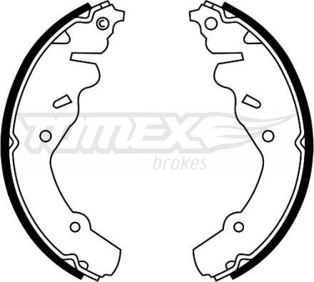 TOMEX brakes TX 22-42 - Комплект гальм, барабанний механізм avtolavka.club