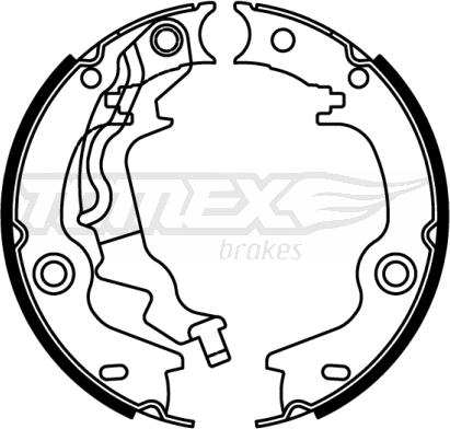 TOMEX brakes TX 22-54 - Комплект гальм, барабанний механізм avtolavka.club