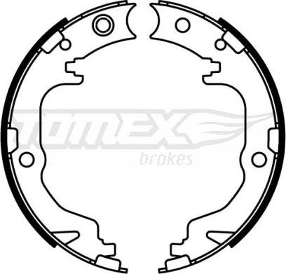 TOMEX brakes TX 22-60 - Комплект гальм, барабанний механізм avtolavka.club