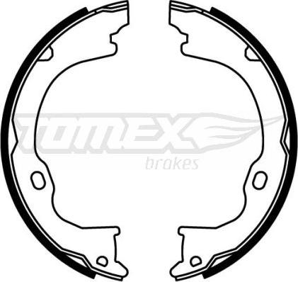 TOMEX brakes TX 22-61 - Комплект гальм, барабанний механізм avtolavka.club
